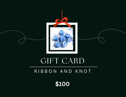 Ribbon and Knot Gift Card