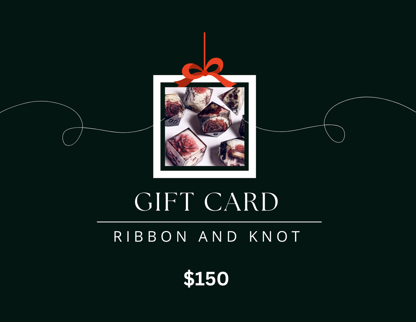 Ribbon and Knot Gift Card