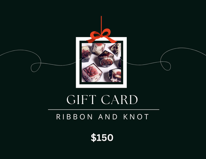 Ribbon and Knot Gift Card