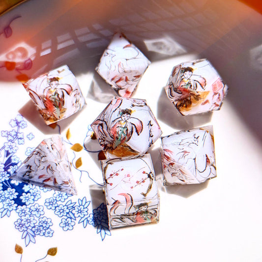 Nine Tailed Fox Washi Tape Dice Set