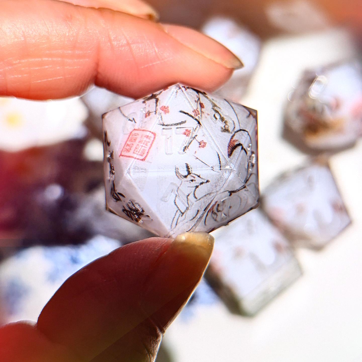 Nine Tailed Fox Washi Tape Dice Set