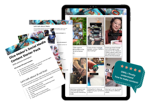 Dicemaker's Social Media Starter Kit PDF Digital Download