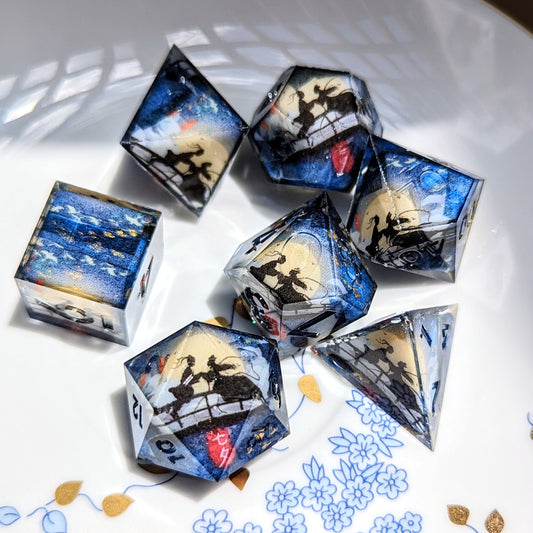 Tanabata Star Lovers Washi Tape Dice Set