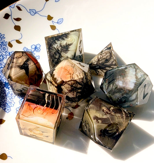 Witching Hour Stamp Washi Tape Dice Set