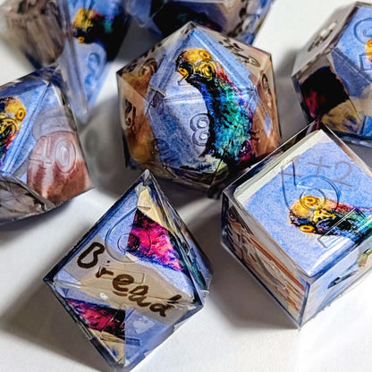 Goofy Pigeon Washi Tape Dice Set