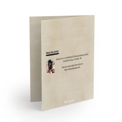 Peacock Christmas Card