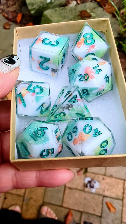 Koi Pond Washi Tape Dice Set