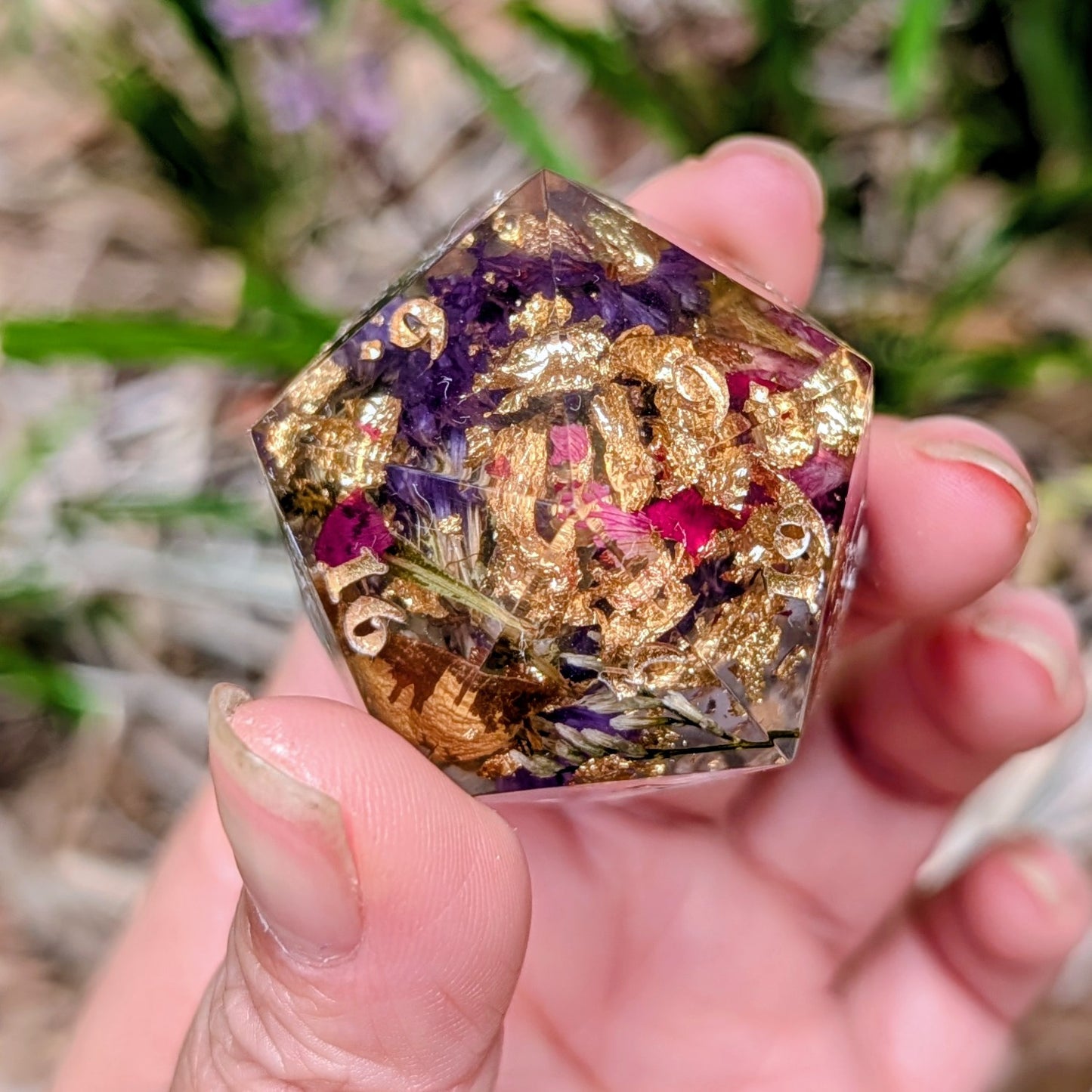 The Amethyst Garden Bloom 35mm Chonk D20