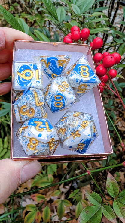 Qing Hua Teacup Koi Washi Tape Dice Set