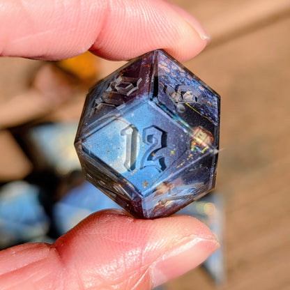 Moonlight Flower Alt Shaped 7pc Dice