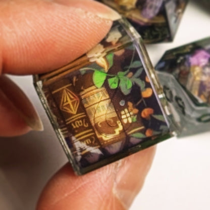 Spell Study Candlelight Washi Tape Dice Set