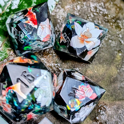 Dark Koi Pond Magic Alt 7pc Dice Set