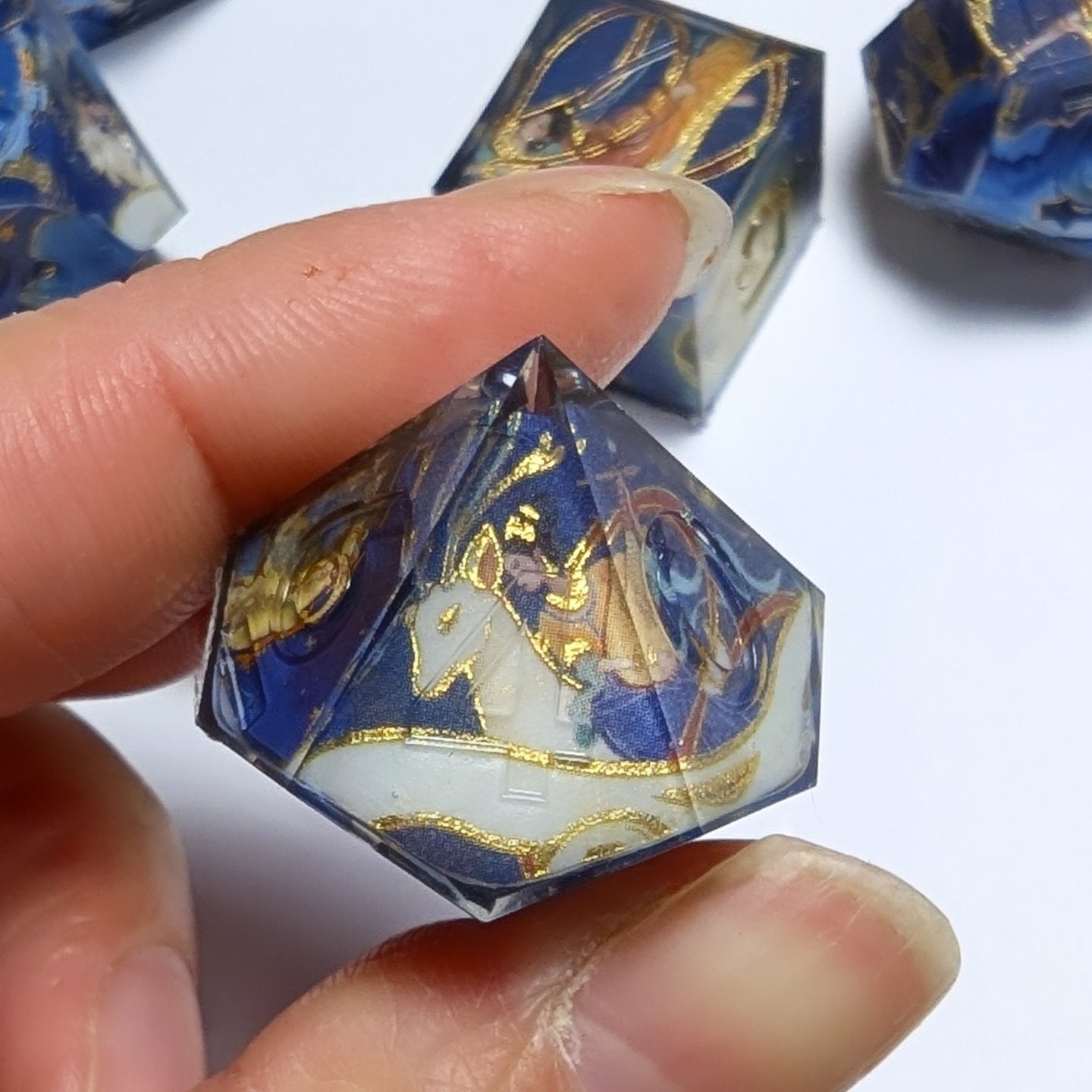 Moon Goddess Red Ribbon Fate Washi Tape Dice Set