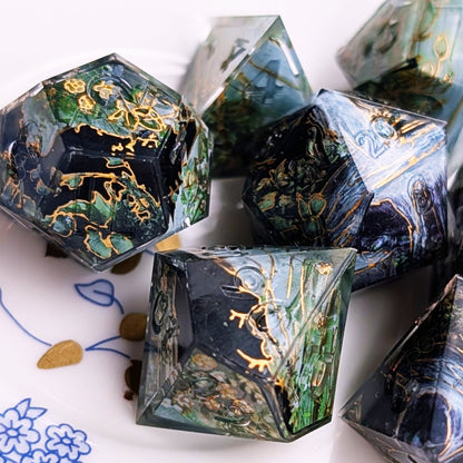 Druid Cascade Washi Tape Dice Set