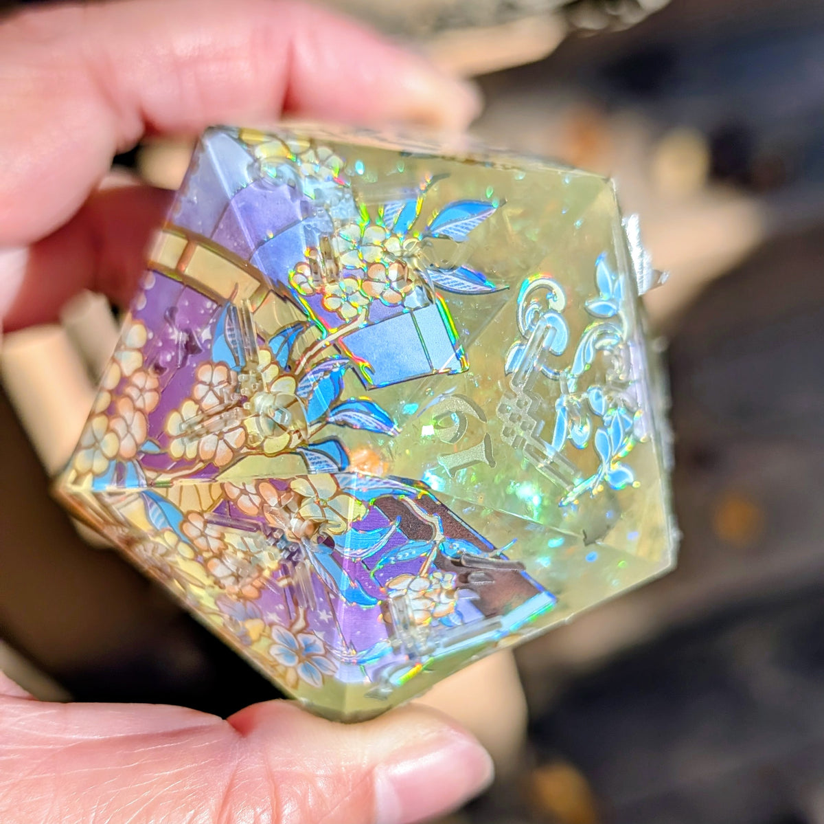 [Minor Flawed] Celestial Blessing 55mm Kanji Chonk D20