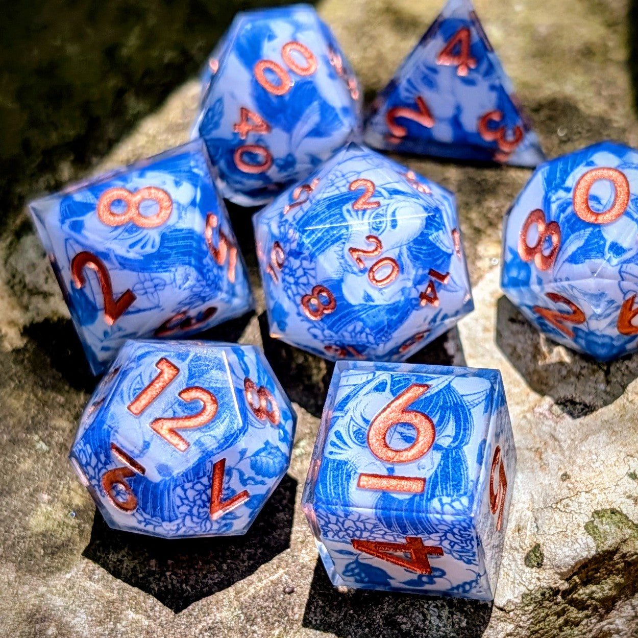 Qing Hua Oni Washi Tape Dice Set
