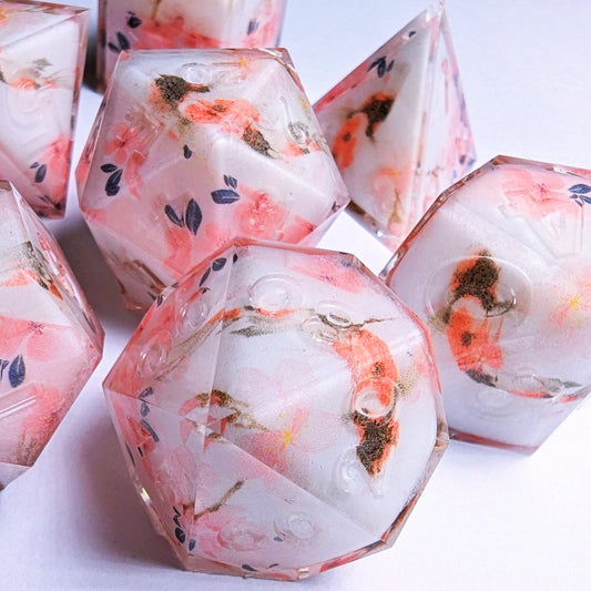 Sakura Koi Red Washi Tape Dice Set