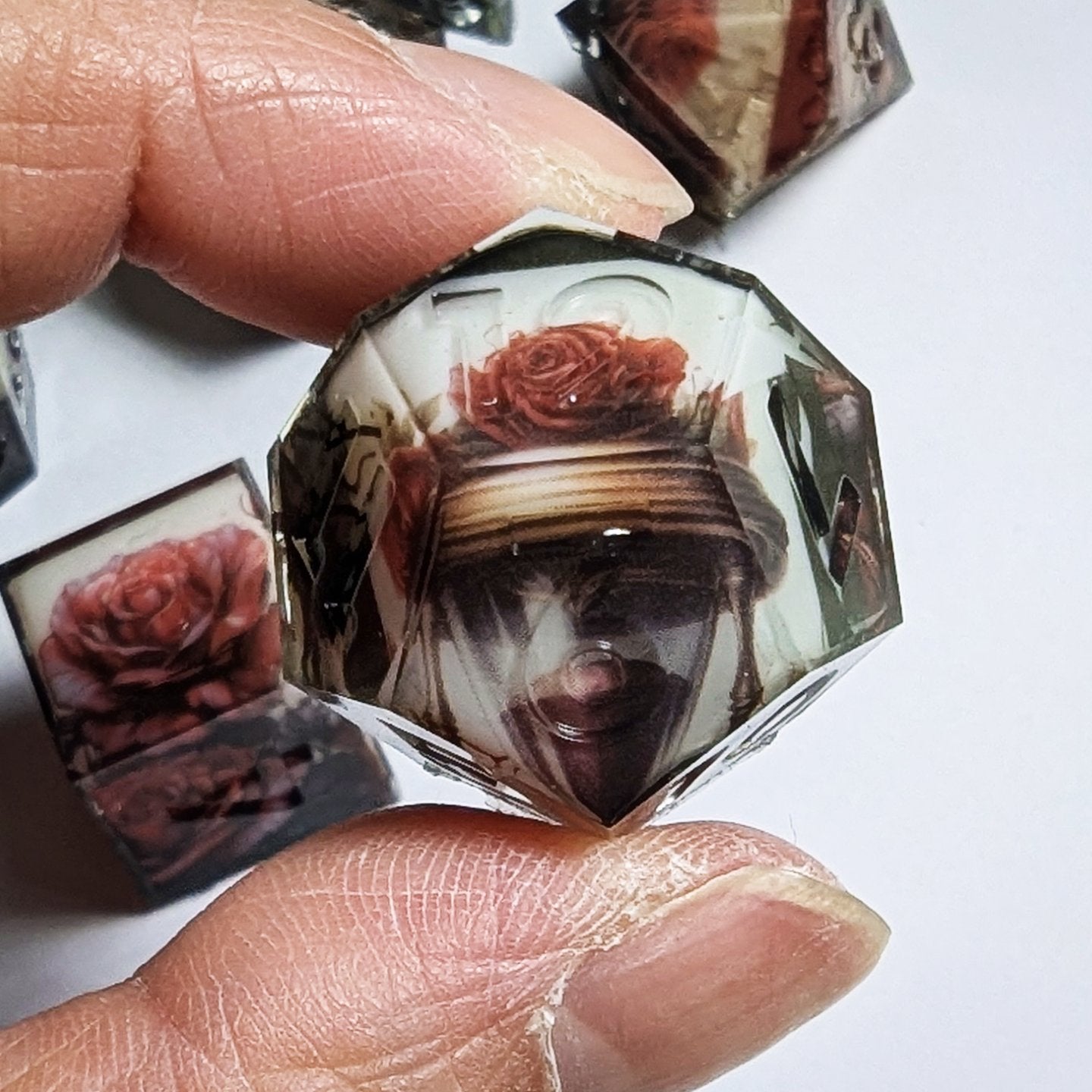 Gothic Rose Washi Tape Dice Set