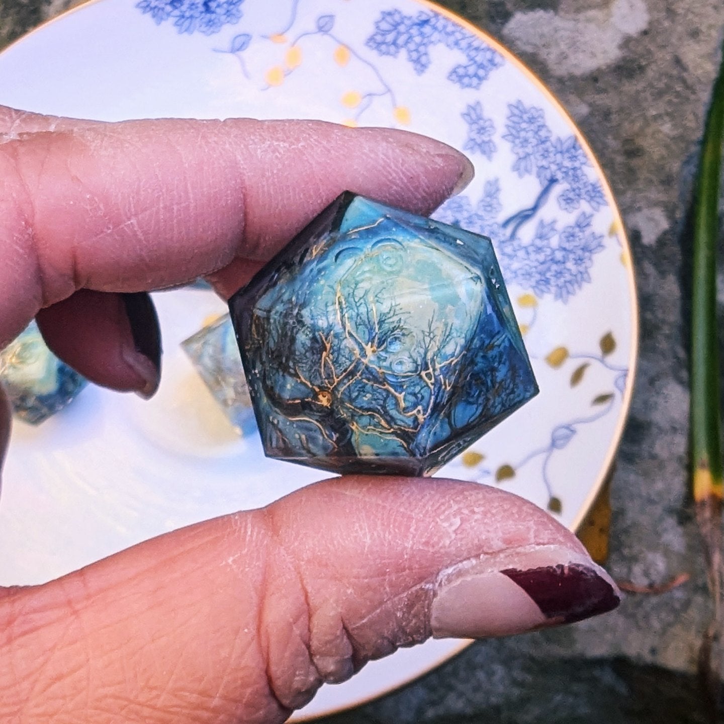 Moonlight Hollow Forest Washi Tape Dice Set