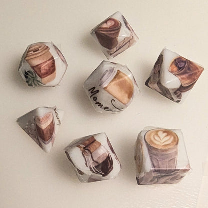 Coffee Girl Washi Tape Dice Set