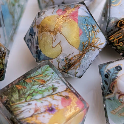 Moonlight Deer Elevated Foil Washi Tape Dice Set