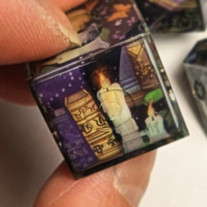 Spell Study Candlelight Washi Tape Dice Set