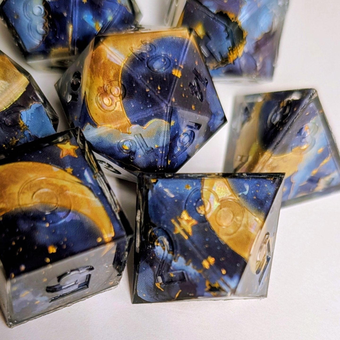Lunar Lullaby Washi Tape Dice Set