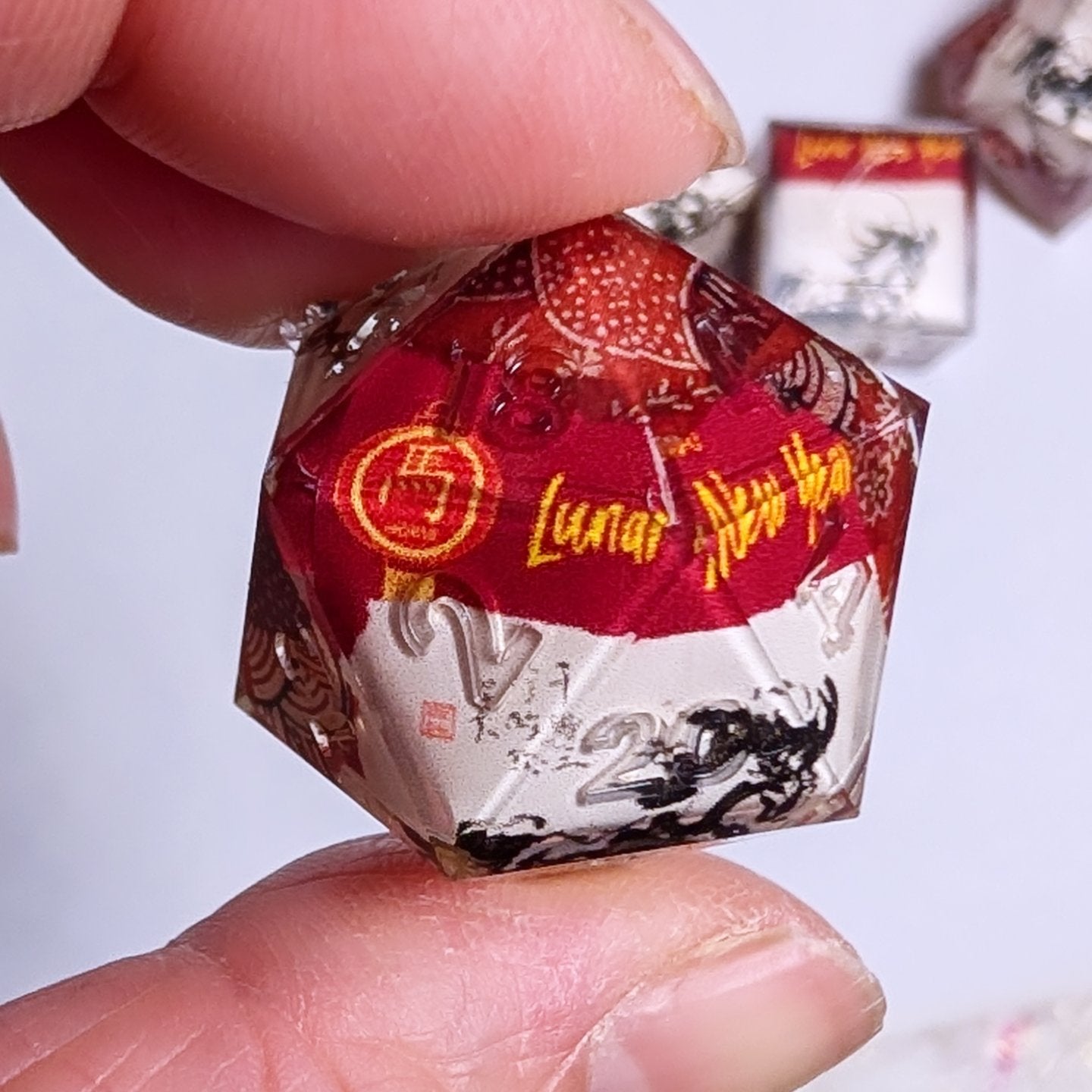 Brush Ink Horse Washi Tape Dice Set