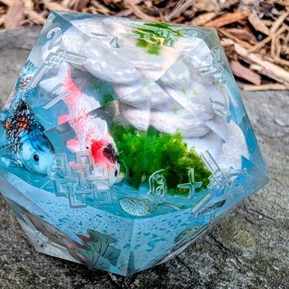 Koi Pond Keeper of Peace 55mm Diorama Kanji Chonk