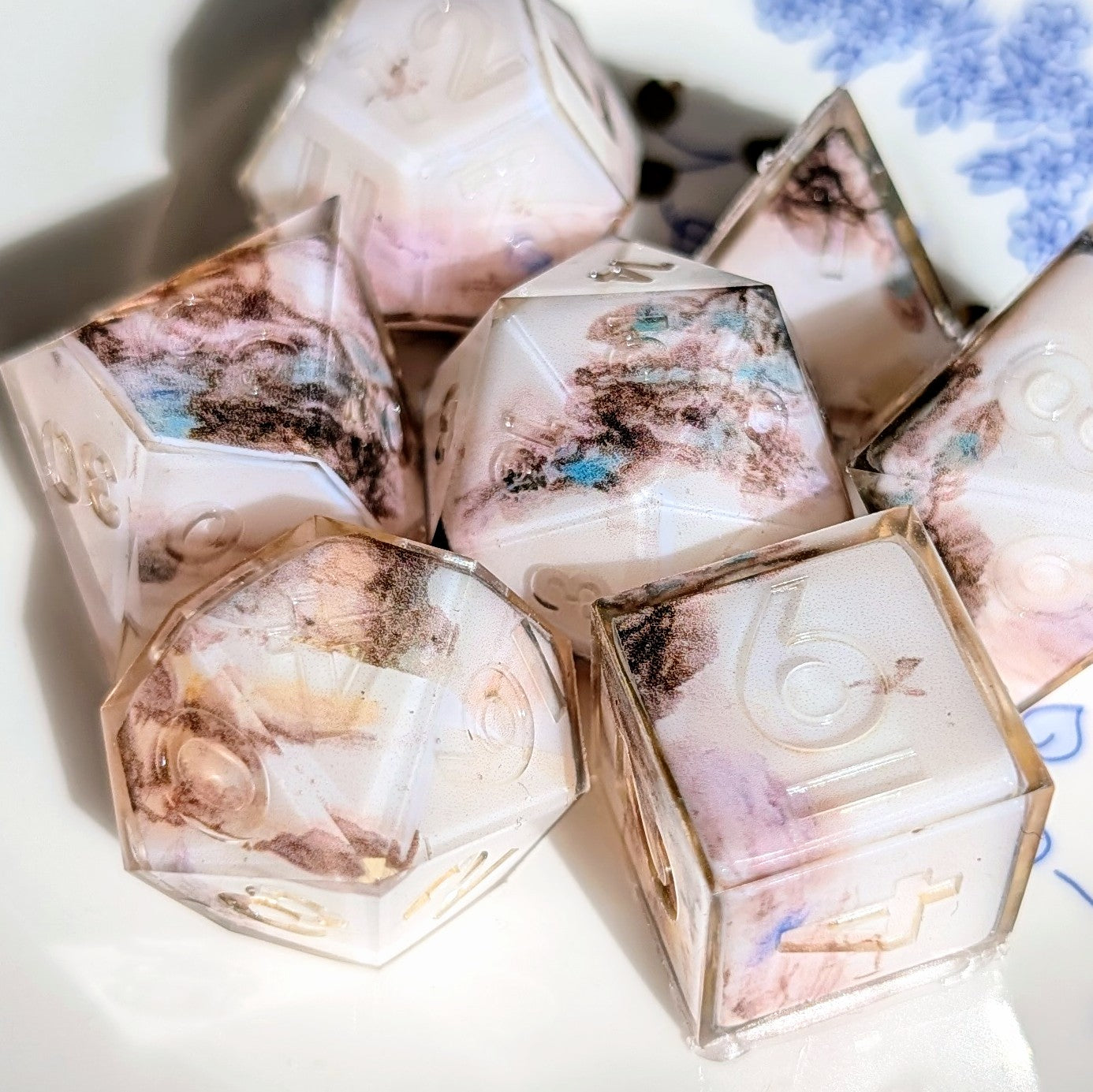 Shan Shui Washi Tape Dice Set