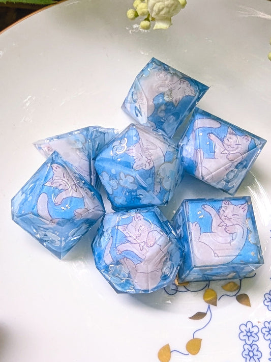 Lazy Cat Summer Days Washi Tape Dice Set