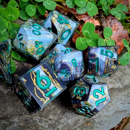 Druid Cascade Washi Tape Dice Set