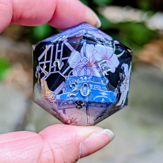 (Minor Flawed)Blue Porcelain Story Washi Tape 35mm Chonk