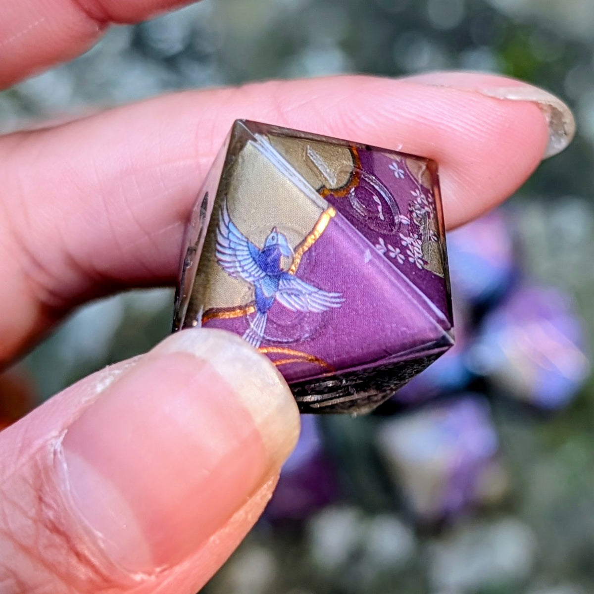 Murasaki Mirror 7pc Dice Set