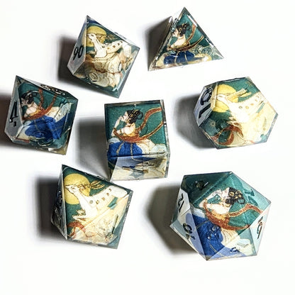 Christmas Deer Goddess Washi Tape Dice Set