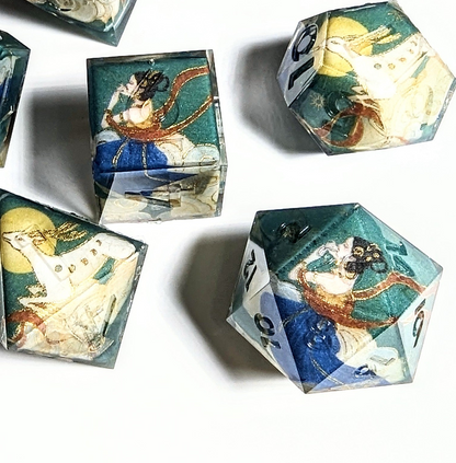 Christmas Deer Goddess Washi Tape Dice Set