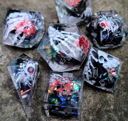 River of Lost Souls Alt Shaped Clear Tape Dice