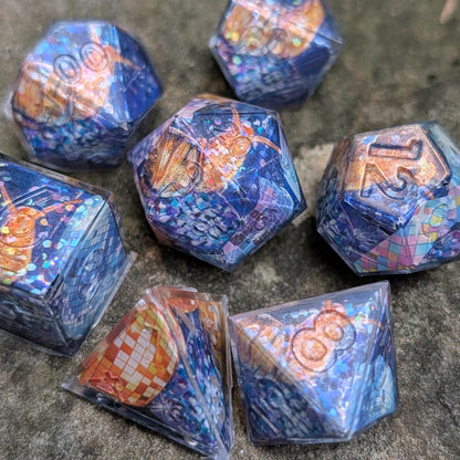 Disco Snail Washi Tape Dice Set