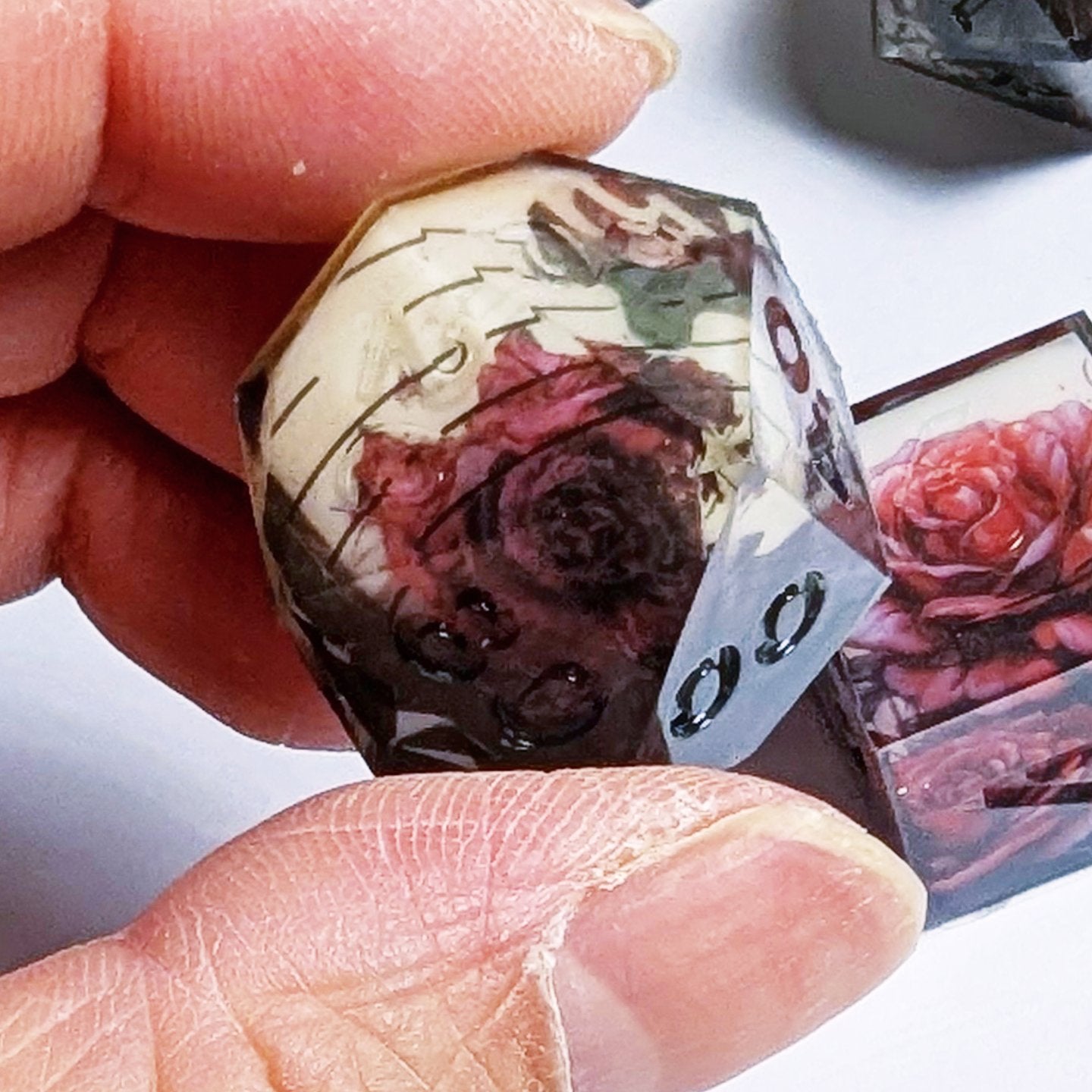 Gothic Rose Washi Tape Dice Set