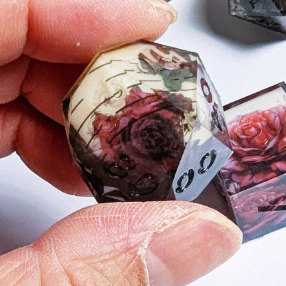 Gothic Rose Washi Tape Dice Set
