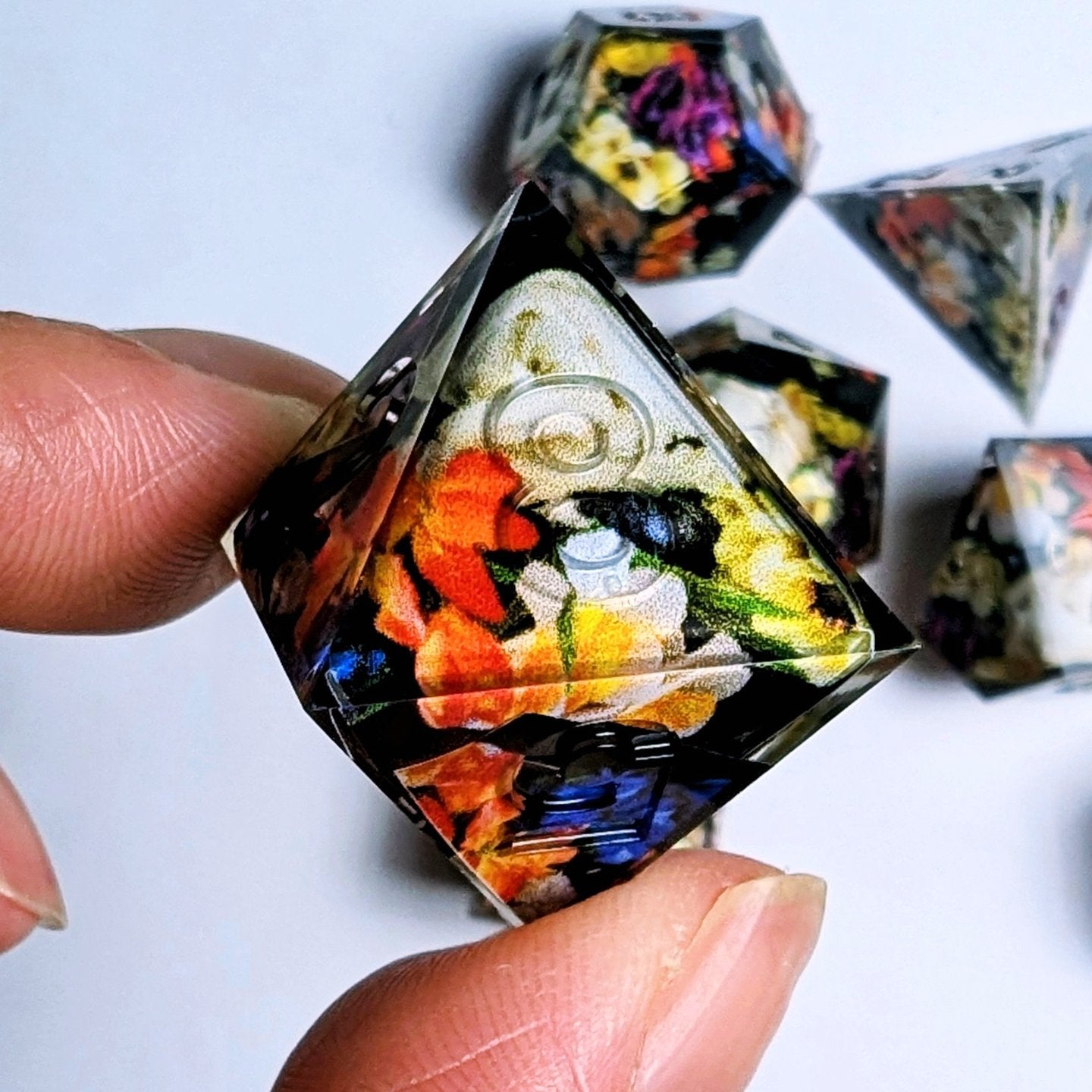 Memento Mori Tigris Bengal Washi Tape Dice Set