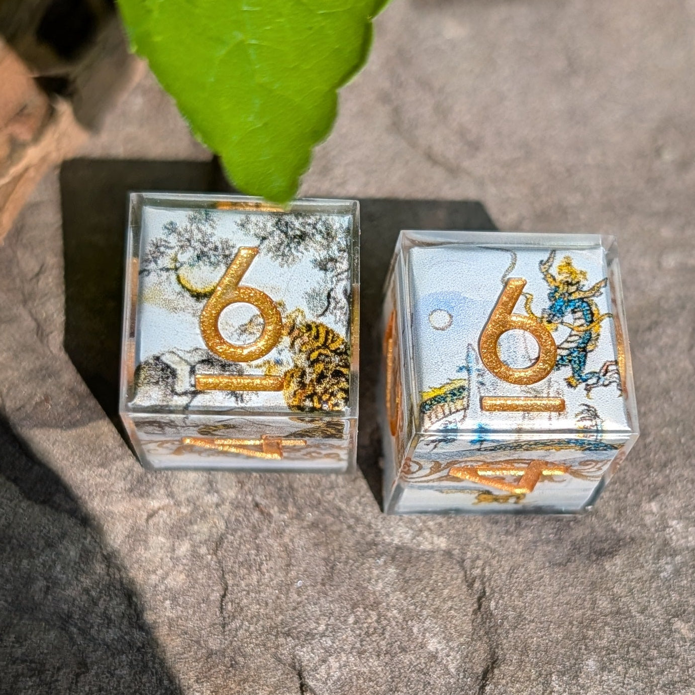 Single D6 or 6D6 Crouching Tiger Hidden Dragon Washi Tape