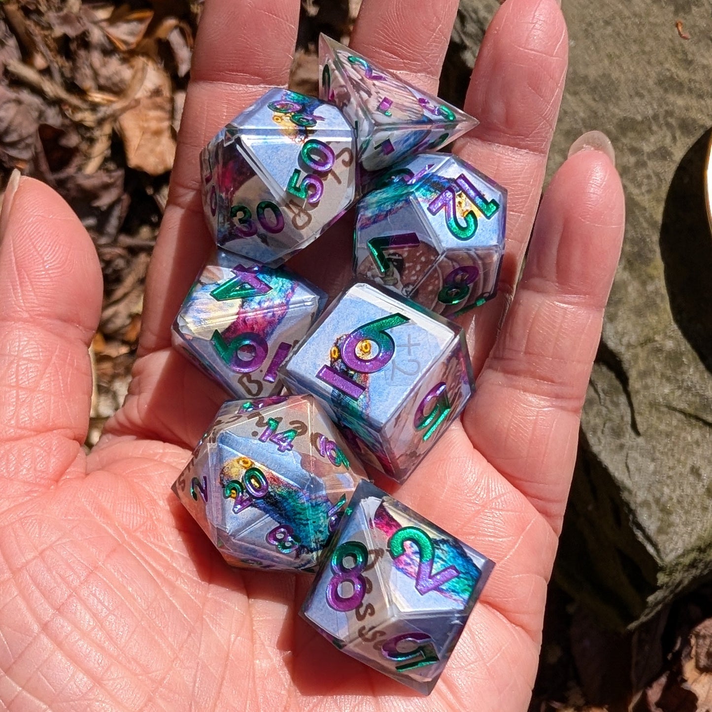 Goofy Pigeon Washi Tape Dice Set