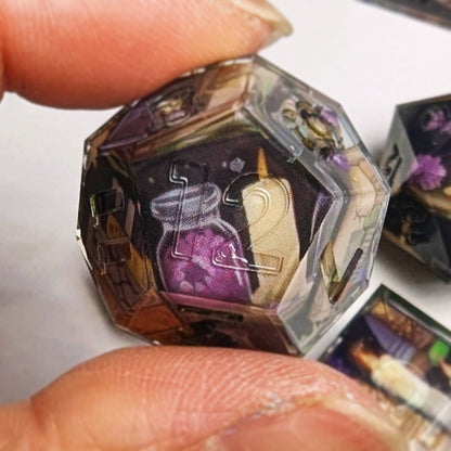 Spell Study Candlelight Washi Tape Dice Set