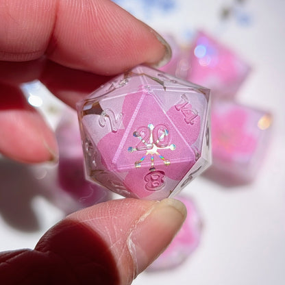 Pastel Moon Washi Tape Dice Set