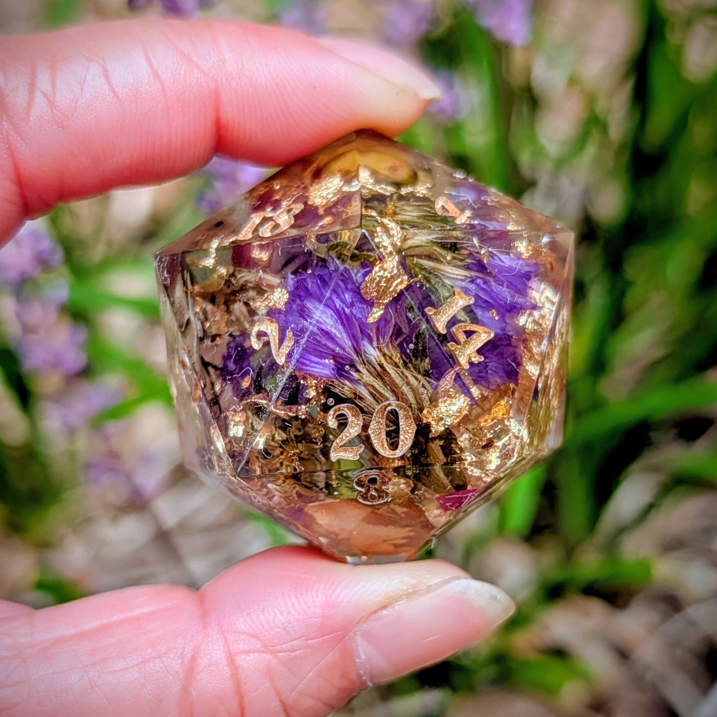 The Amethyst Garden Bloom 35mm Chonk D20