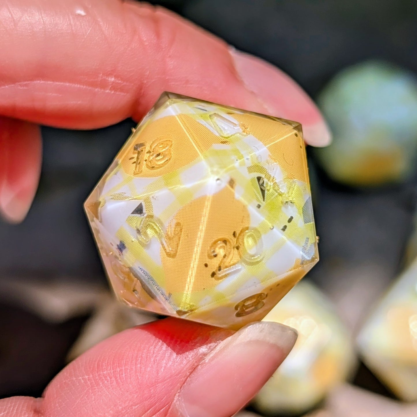 Lemon Fresh 7pc Dice Set