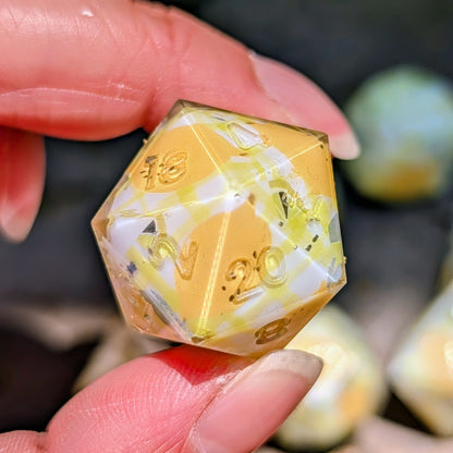 Lemon Fresh 7pc Dice Set