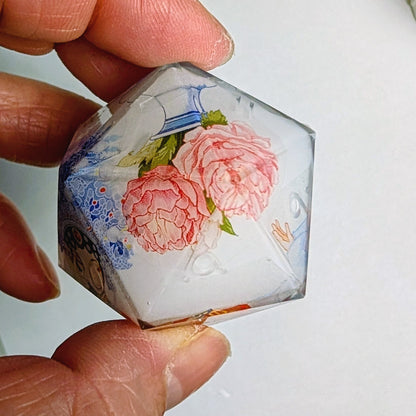 [Flaw] Peking Opera Blue Crown Washi Tape 35mm Chonk