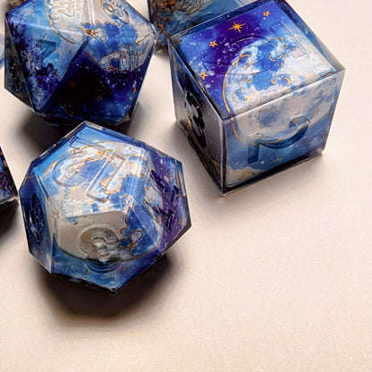Lunar Winter Washi Tape Dice Set